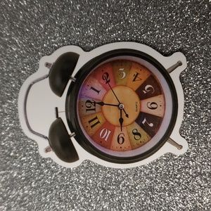 ART WATERPOOF Sticker Alarm Clock